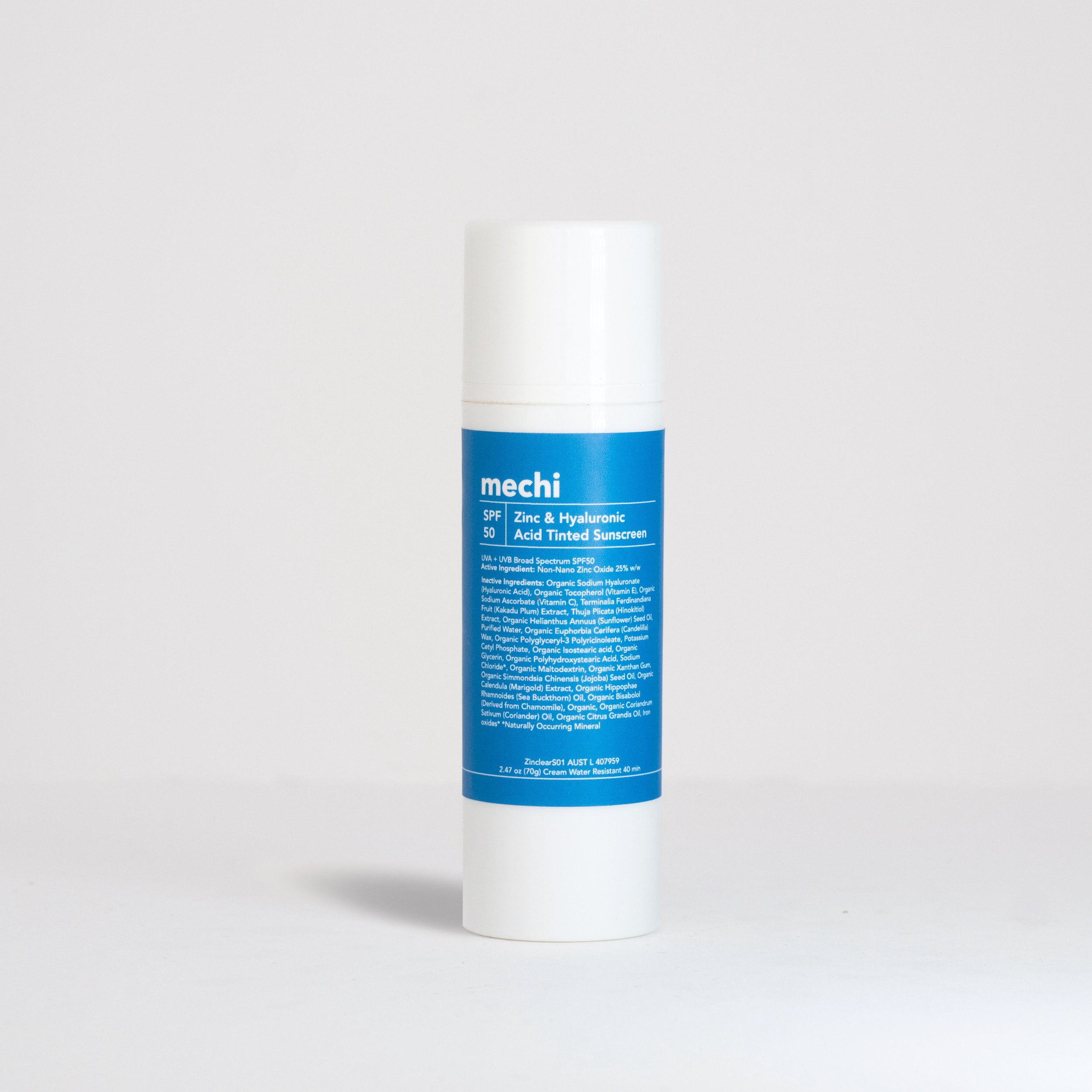Mechi Natural Sunscreen | Broad-Spectrum SPF 50 Protection for